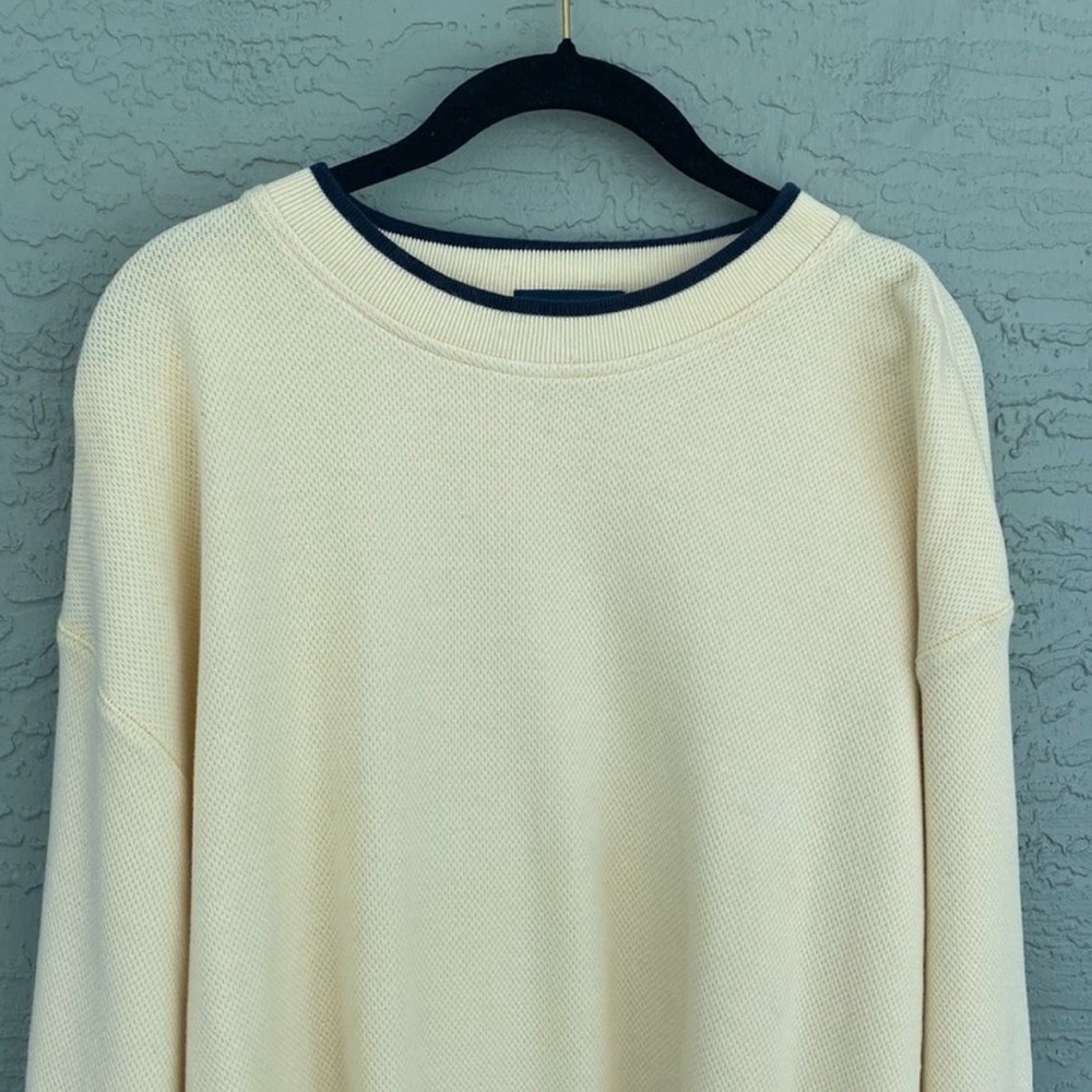 Sope Creek Mesh Crew Sz L Pull Over Sweater - Picture 3 of 7